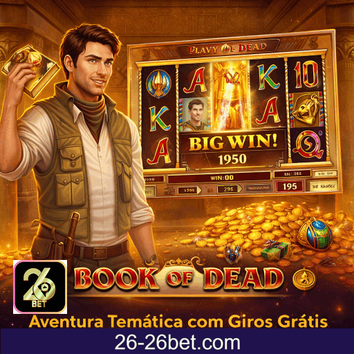 slot Book of Dead Play’n GO tema egípcio